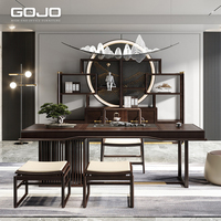 Bureau à café en bois d'ébène de qualité supérieure fait à la main Table à thé de style chinois de luxe pour bureau exécutif meubles de salon décoratifs