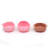 Ensemble de couverts pour bébé, écologiques, sans BPA, bol à soupe à débit lent, assiette en silicone avec ventouse, cuillère, qualité alimentaire