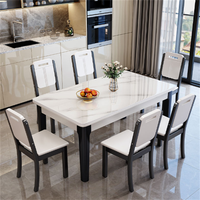 Luxuriöses Eichen-Esszimmer-Set Hochwertiges Minimalistisches Design für Apartments & Villen 6-Personen Hotel-Stil Esszimmermöbel