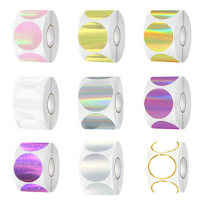 ม้วนกระดาษโฮโลแกรมแบบกำหนดเองสำหรับงานอเนกประสงค์ สติกเกอร์กาวในตัวสำหรับบรรจุภัณฑ์สินค้า การสร้างแบรนด์ และการทำเครื่องหมายด้านโลจิสติกส์ - Product Image 3