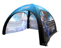 Tente gonflable géante de 20*20 pieds avec logo personnalisé, dôme publicitaire pour salon professionnel, événement en plein air
