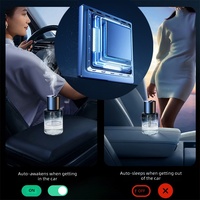 Diffuseur de parfum intelligent à tête de pulvérisation d'aromathérapie, aromatiseur automatique mécanique à 28 filetages, type brume en verre pour véhicules et voitures