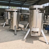 Automatische dubbelkanaals fruitontpitter en -klopmachine, automatische fruit- en groentepulp-residu-scheider