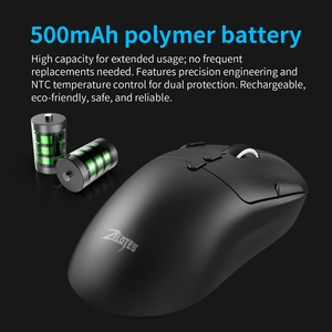 Ratón Inalámbrico Programable Ultraligero F-37 de 58g, 2.4G, Envío Rápido, para Juegos de PC y Oficina, Ergonómico, Bajo MOQ, Disponible en Stock - Product Image 4