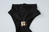 Robe d'été à col haut sans manches avec fente, robe de soirée sexy pour femmes