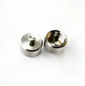 Kunden spezifischer CNC-Service CNC-bearbeiteter Verstärker Drehschalter Audio-Lautstärke regler Rändeltes Potentiometer Aluminium knopf