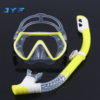 Ensemble de plongée mini pour piscine JYF, style tendance, avec masque de plongée à lentille unique et tuba sec