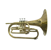 Mellophone Professional Wind Instrument Gold Lacquered Stage Performance