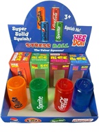 En stock, expédition rapide 3-7 jours, jouets squishy NeeDoh Coca-Cola Sprite de haute qualité, jouets anti-stress en plastique à remontée lente, jouets à presser