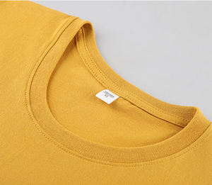 T-Shirt ricamata personalizzata 280gsm 100% in cotone di alta qualità con ricamo stampato il tuo Logo del marchio T-Shirt - Product Image 5