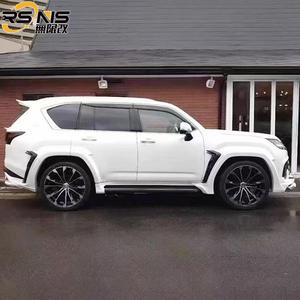 Kit de Carrocería Ancha LX para <span class=keywords><strong>Lexus</strong></span> LX600 LX700, Labio Delantero Mejorado, Faldones Laterales, Cejas de Rueda, Difusor Trasero, Fibra de Vidrio, Estilo WLAD - Product Image 5