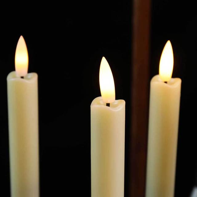 Wholesale 6.5/10 Inch Tall Remote Control LED E Candle for Wedding Valentines Home Decoration