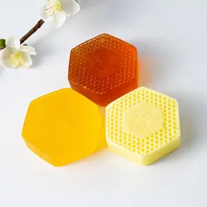 OEM Handmade Organic Honey Soap Honey Scented Bath Handmade Soap Gentle Skin-friendly Customized Essential Oil Soap
