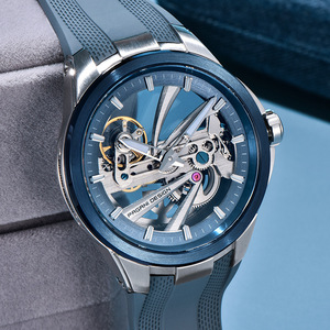 นาฬิกาข้อมือ Pagani Design Skeleton Quartz Sport ขนาด 42 มม. สายสแตนเลสสตีลและยาง  หน้าปัดแบบเข็ม  สำหรับผู้ชาย กันน้ำ 100 เมตร รุ่น PD-YS030 - Product Image 2