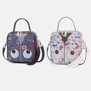 גבוה קצה אחד תיק כתף מיוחד נושא עין מיוחד צבע crobody תיק נשים כרטון מודפס handbag1807 - Product Image 5