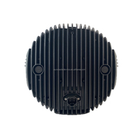 Nouveauté 2026 : projecteur rond LED de 9 pouces, 185 W, 12 500 lm, projecteur rond de 9 pouces pour conduite tout-terrain 4x4 avec feux de position blancs et jaunes