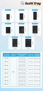 Emballage <span class=keywords><strong>de</strong></span> <span class=keywords><strong>plateau</strong></span> PET Bento Sushi pour récipient en plastique alimentaire à emporter - Product Image 6