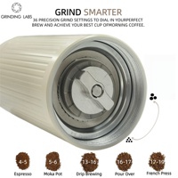 Molinillo de Café Portátil 2 en 1 H40, Manual con Manivela y Eléctrico USB-C, Molinillo de Bolsillo de Aluminio para Camping, Viajes y Espresso