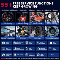 Nuevo LAUNCH X-431 PRO3S+ V5.0, Escáner de Diagnóstico Automotriz de Sistema Completo, Android 10.0, OBD2, Probador de Batería