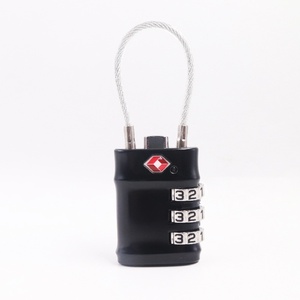 Candado TSA201 en <span class=keywords><strong>Stock</strong></span> con Combinación de 3 Dígitos de Aleación de Zinc y Cable de Acero para Caja de Seguridad - Product Image 1