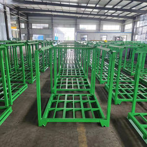 Estante de almacenamiento de mercancías portátil recubierto de polvo apilamiento utilizado con diseño de palé para un uso eficiente en el almacén - Product Image 2