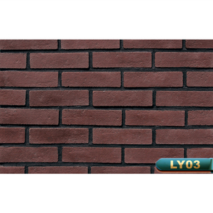 <span class=keywords><strong>Carrelage</strong></span> mural fin en faux briques rouges BERICH LY03 en promotion - Product Image 1