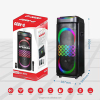 Altavoces Bluetooth Portátiles para Fiestas al Aire Libre GEDI-G con TWS, FM y USB, Doble de 10 Pulgadas GD-1015, Precio de Fábrica