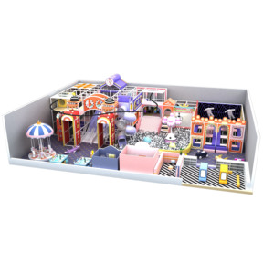Parque Infantil Interior para Niños con Tobogán y Piscina de Pelotas, Estructura de Juego de Rol de Material PP para Niños - Product Image 4