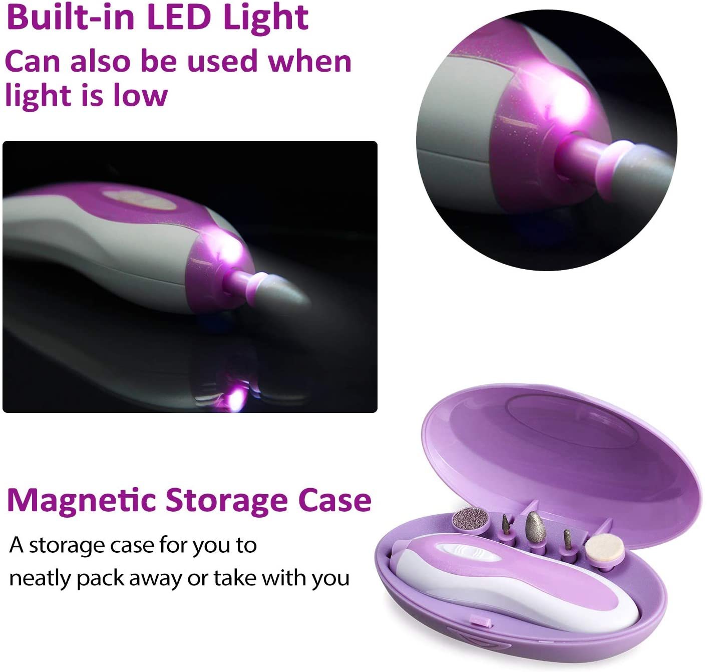En Gros Mini Lime À Ongles Jetable Spa Outils Machine Électrique de Soin Des Ongles Fichier Kit de Manucure et Pédicure