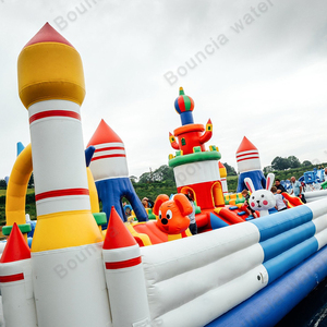 Château <span class=keywords><strong>gonflable</strong></span> de ville <span class=keywords><strong>gonflable</strong></span> <span class=keywords><strong>avec</strong></span> glissantes, jeu seat pour enfants - Product Image 3