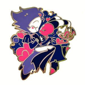 เข็มกลัดเคลือบแบบแข็งลายตัวการ์ตูนขนาดใหญ่เข็มกลัดเคลือบสีเฮลซิงเกอร์สำหรับโรงแรม - Product Image 2