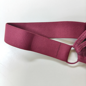 Sujetador de realce de alta durabilidad personalizado de fábrica, muy sexy, suave, con forma de mariposa roja, copa grande, liso, rojo mariposa - Product Image 5