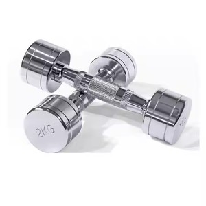 Mancuernas cromadas de alta calidad de 1-10kg o 12,5-30kg con diferentes alturas para gimnasio <span class=keywords><strong>Fitness</strong></span> - Product Image 1