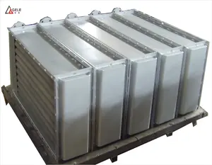 Tube Finned Steam Cooled Heat Exchangers Steam Heating Radiator Coils for Fish Feed Dryers