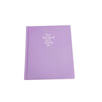 Agenda en lin A5, Carnets en tissu, Journal de gratitude, Reliure à feuilles mobiles, Vente en gros, Logo personnalisé, Taille personnalisée