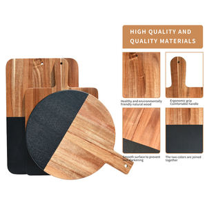 ชุดเขียงไม้3ชิ้นเนื้อแข็งดีไซน์ออร์แกนิก100% ธรรมชาติอย่างสวยงาม - Product Image 3