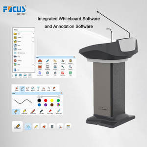 Focus Metal Haut-parleur et amplificateur intégrés Podium numérique Pupitre d'église multifonctionnel Pupitre électronique - Product Image 4