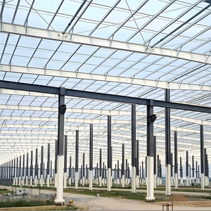 Nave Industrial Prefabricada de Acero de Bajo Costo con Estructura de Diseño Moderno - Product Image 2