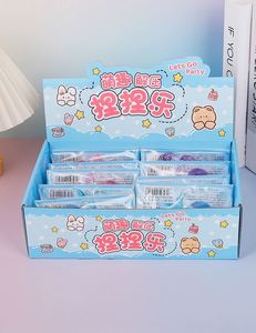 Jouet anti-stress pieuvre transparente en silicone texturé gelée, avec paillettes et perles, nouveauté mignonne pour soulager l'anxiété - Product Image 5