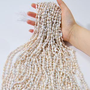 Offre Spéciale en gros 6-7mm perle d'eau douce en forme de riz naturel pour la fabrication de bijoux - Product Image 2
