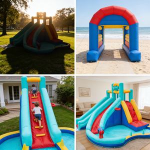 Istana Balon Tiup untuk Anak-Anak sebagai Fokus Perhatian dalam Desain Taman Bermain Komersial - Product Image 5