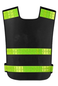 Gilet ad alta visibilità con rete da pesca luminosa giacca riflettente in rete per abbigliamento riflettente giubbotto di sicurezza giubbotti da corsa Logo personalizzato - Product Image 3