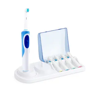 Портативный держатель для электрической зубной щетки Oral B, дорожный безопасный футляр для зубной щетки, чехол для хранения зубной щетки в кемпинге с 4 насадками