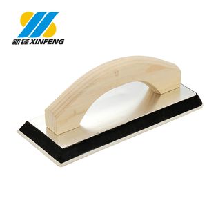 Outils de construction 230*100mm Truelle de plâtrage de panneaux en <span class=keywords><strong>plastique</strong></span> <span class=keywords><strong>ou</strong></span> en aluminium avec manche en <span class=keywords><strong>bois</strong></span> Revêtement de sol en coulis - Product Image 5