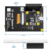 Module d'écran tactile LCD TFT 3,5 pouces 320x240 avec pilote ILI9486 et interface SPI pour Raspberry Pi A A+ B B+ 2B 3B 3B+ 4B