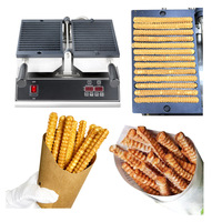 Machine à gaufres professionnelle à expédition immédiate, machine à snacks, gaufrier antiadhésif avec contrôle de température