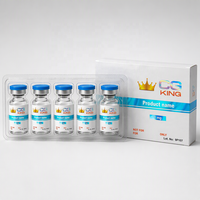 Étiquette personnalisée VS-414 pour emballage de peptides, 3 ml, 5 flacons, 10 flacons, en vinyle holographique, pour flacon injectable 3 ml et boîte GH avec plateau pour flacon