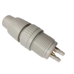 Adaptateur de connecteur pour instrument de beauté, 8 signaux, 2 voies de gaz, à brancher, contact en cuivre ABS, isolateur en PVC - Product Image 1
