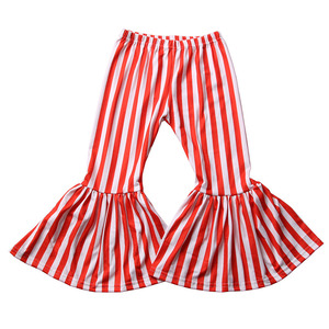 Pantalones Acampanados de Moda para Niñas Recién Nacidas con Bonito Estampado Navideño - Product Image 6