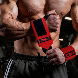 Muñequeras Deportivas Personalizadas al por Mayor con Logotipo, Muñequeras Protectoras para Levantamiento de Pesas en Gimnasio, Muñequeras para Ejercicio y Powerlifting - Product Image 6